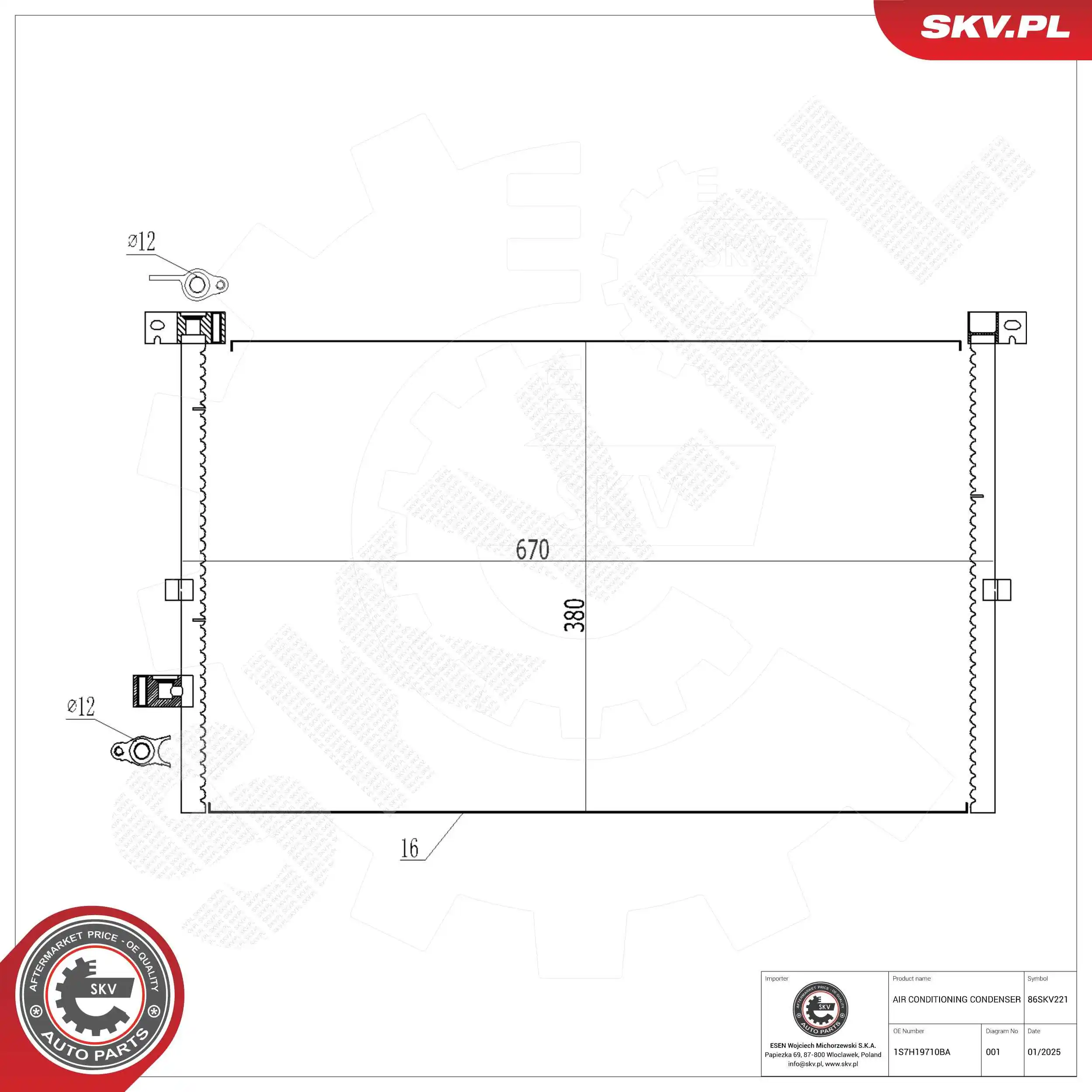 Condenser, air conditioning